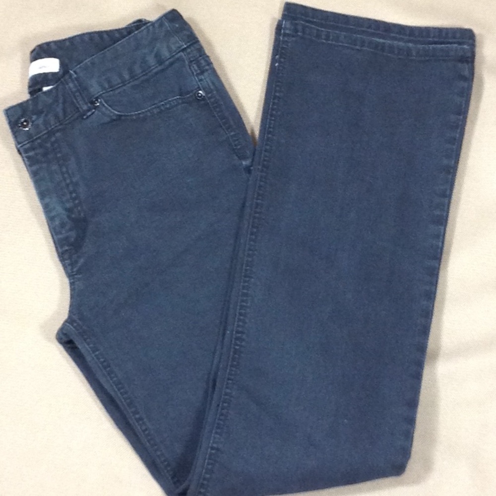 Chico's Platinum black boot cut jean